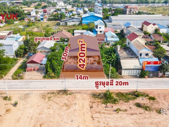 Dual-Access Plot Near Grand Phnom Penh