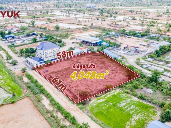 Prime 0/sqm Land Deal in Dangkor!