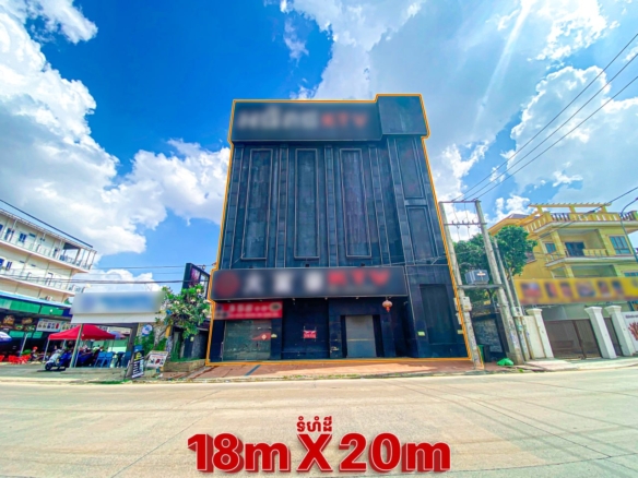 Spacious 4-Storey Commercial Building in Sen Sok